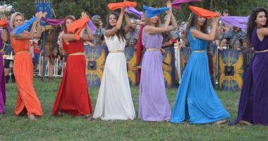 Show emoționant, cu lupte cu gladiatori, care romane și teatru antic - 2
