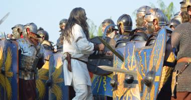 Show emoționant, cu lupte cu gladiatori, care romane și teatru antic - 3
