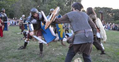 Show emoționant, cu lupte cu gladiatori, care romane și teatru antic - 7