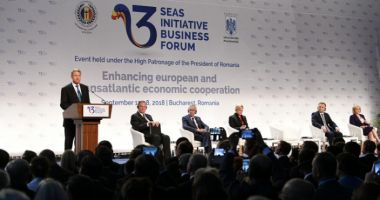 Klaus Iohannis  și Mihai Daraban  au deschis Summit-ul Inițiativa  celor Trei Mări - 3