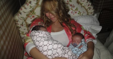 Galerie FOTO: Mariah Carey și Nick Cannon au postat pe internet primele poze ale bebelușilor - 3