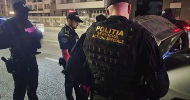 Sute de polițiști au patrulat pe străzile municipiului Constanța, într-o acțiune de amploare
