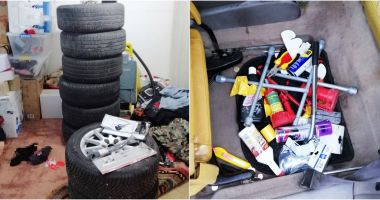 Stire din Eveniment : PERCHEZIȚII ÎN NĂVODARI la hoții care au furat ROȚI DE MAȘINI!