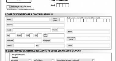 Stire din Economie : Declarația de venituri 200 se poate depune online