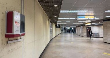 Stire din Social : Peste 10 staţii de metrou dotate cu defibrilatoare automate