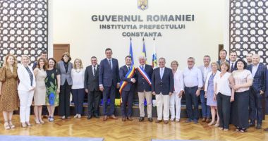 Stire din Politică-Administrație : Delegație franceză, în vizită  la Consiliul Județean