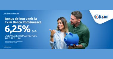 Stire din Economie : Banca Românească oferă dobândă bonus la depozitele în lei pe șase luni