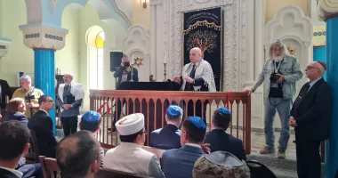 Sinagoga Mare din Constanța se redeschide oficial în prezența prim-rabinului Rafael Schaffer