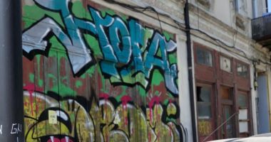 Stire din Social : Desenele grafitti din oraș, șterse de RAEDPP