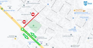 Stire din Social : Astăzi, autobuzele liniei 3 circulă pe traseu deviat