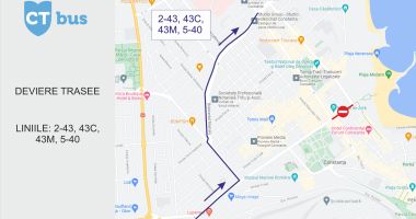 Stire din Social : Autobuzele CT BUS care circulă pe bulevardul Ferdinand au traseu deviat, astăzi