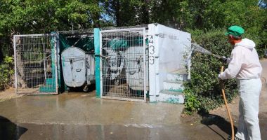 Continuă dezinfecția platformelor de deșeuri