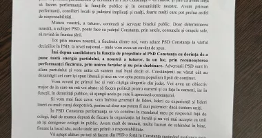 Daniel Georgescu intră în cursa pentru conducerea PSD Constanța cu moțiunea „Uniți pentru Constanța” - 2