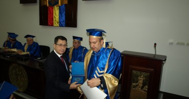 Stire din Cultură-Educație : La Universitatea "Ovidius". Noi valoroase personalități în comunitatea academică constănțeană