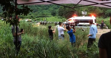GALERIE FOTO-VIDEO / Au fost salvați doi dintre copiii blocați în peștera inundată din Thailanda - 4