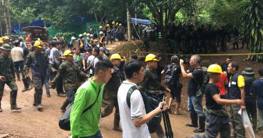 GALERIE FOTO-VIDEO / Au fost salvați doi dintre copiii blocați în peștera inundată din Thailanda - 3