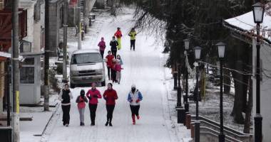 Din bazin în zăpadă! "Delfinii" Constanței, pregătiri în vârf  de munte - 6