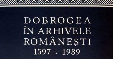 Stire din Economie : "Dobrogea în arhivele românești 1597-1989"