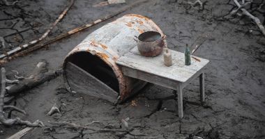 GALERIE FOTO. Efectele secetei! Un „sat fantomă” a ieşit de sub ape, după 30 de ani - 2