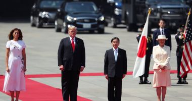 Stire din Actualitate : Donald Trump, primul lider străin primit de noul împărat al Japoniei
