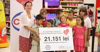 Câți bani au donat clienții și magazinul Cora - 2