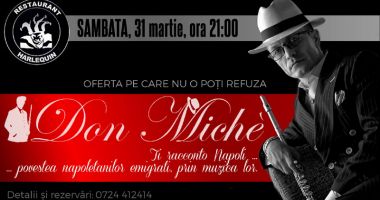 Stire din Cultură-Educație : Don Michè vă invită la o seară tradițională italiană