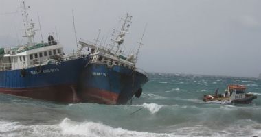 Două nave de pescuit au eșuat