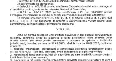 Se face ordine în Primăria Constanţa! Vergil Chiţac i-a retras atribuţiile Lilianei Adam - 2