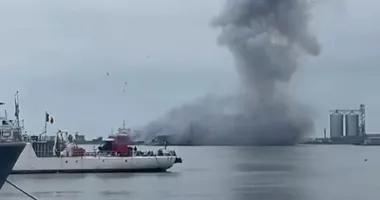 Oficial de la DSU despre explozia dronei din Portul Constanța