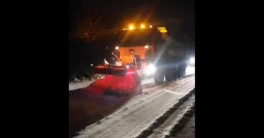 Stire din Social : Atenție, șoferi! Se circulă în condiții de iarnă la nivelul județului Constanța