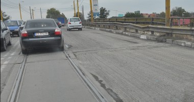 Circulație paralizată pe Podul de la Butelii FOTO - 3