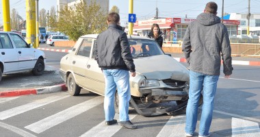 Accident rutier la Gară (GALERIE FOTO) - 2