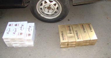 Țigări de contrabandă confiscate de Garda de Coastă - 2