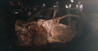 VIDEO! GRAV ACCIDENT RUTIER în CONSTANȚA / Autoturism făcut SCRUM după ce s-a izbit de un microbuz. Un tânăr a murit carbonizat - Imagini ȘOCANTE! - 2