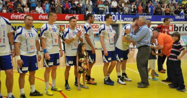 Galerie FOTO. HCM Constanța a primit Trofeul Ligii Naționale după victoria cu Timișoara - 7