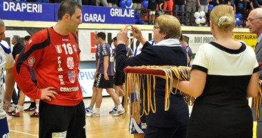 Galerie FOTO. HCM Constanța a primit Trofeul Ligii Naționale după victoria cu Timișoara - 12
