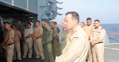 Viața pe fregata "Regele Ferdinand" / Militarii se pregătesc de misiunea din Golful Aden / Galerie foto - 4