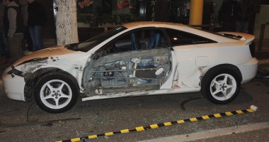 FOTO și VIDEO / Un notar public constănțean a făcut praf CINCI mașini, după care s-a răsturnat cu BMW-ul / UPDATE - 4