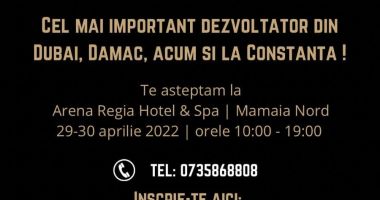 Cel mai mare eveniment de vânzare a imobiliarelor din Dubai, organizat la Constanţa - 2