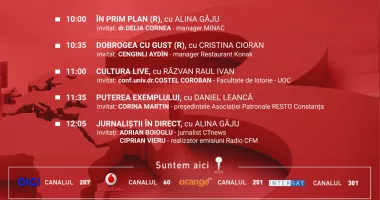 Stire din Actualitate : Programul zilei de duminică, 25 ianuarie, de la Antena 3 Constanța