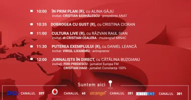 Stire din Actualitate : Programul zilei de duminică, 17 mai, de la Antena 3 Constanța