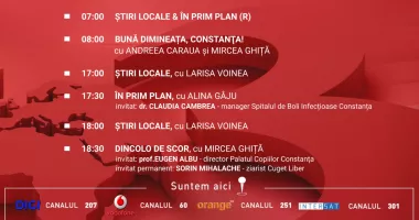 Stire din Actualitate : Programul zilei de luni, 19 ianuarie, de la Antena 3 Constanța