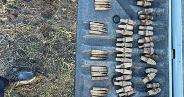 Stire din Eveniment : Elemente de muniţie, descoperite într-o pădure