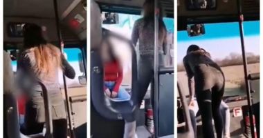 Stire din Actualitate : Situaţie revoltătoare: Eleve filmate în timp ce dansează pe bordul autobuzului care le duce de la şcoală spre casă