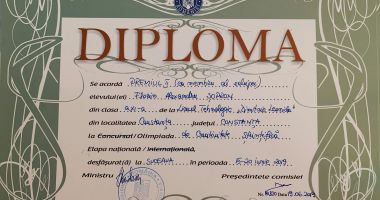 Stire din Cultură-Educație : Elevi Liceului "Dimitrie Leonida", medaliați la Olimpiada de creativitate științifică