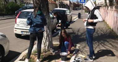 Elevii Școlii  "Mihail Koiciu", curățenie pe străzi - 2
