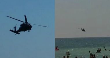 VIDEO / Două elicoptere militare americane survolează litoralul românesc
