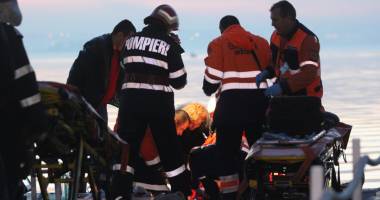 IMAGINILE TRAGEDIEI / ELICOPTER PRĂBUȘIT ÎN LACUL SIUTGHIOL / Galerie foto - 6
