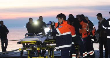 IMAGINILE TRAGEDIEI / ELICOPTER PRĂBUȘIT ÎN LACUL SIUTGHIOL / Galerie foto - 7