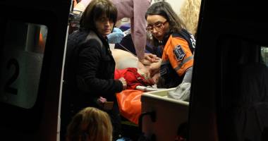 Stire din Eveniment : Accident SMURD. Trupul neînsuflețit al asistentei, depus la capela spitalului